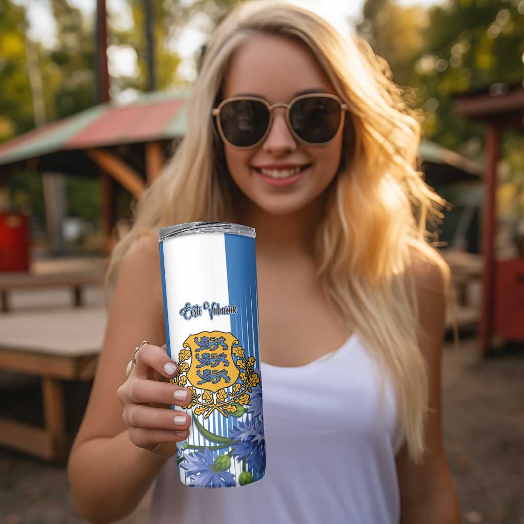 Estonia Independence Day Skinny Tumbler Head Eesti Vabariigi Aastapaeva! - Wonder Print Shop