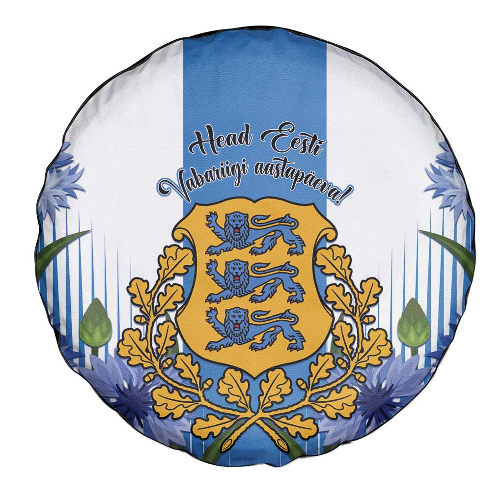 Estonia Independence Day Spare Tire Cover Head Eesti Vabariigi Aastapaeva! - Wonder Print Shop