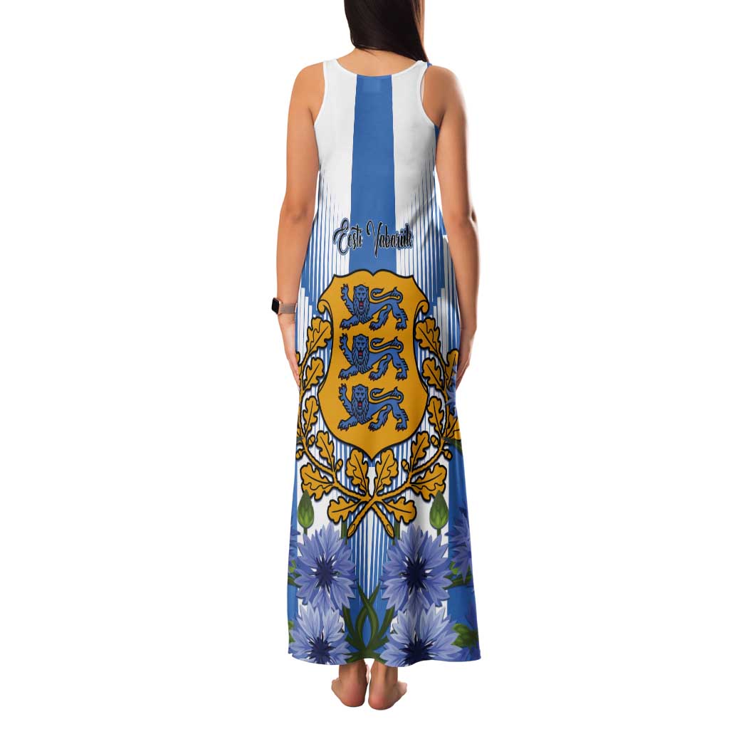 Estonia Independence Day Tank Maxi Dress Head Eesti Vabariigi Aastapaeva! - Wonder Print Shop