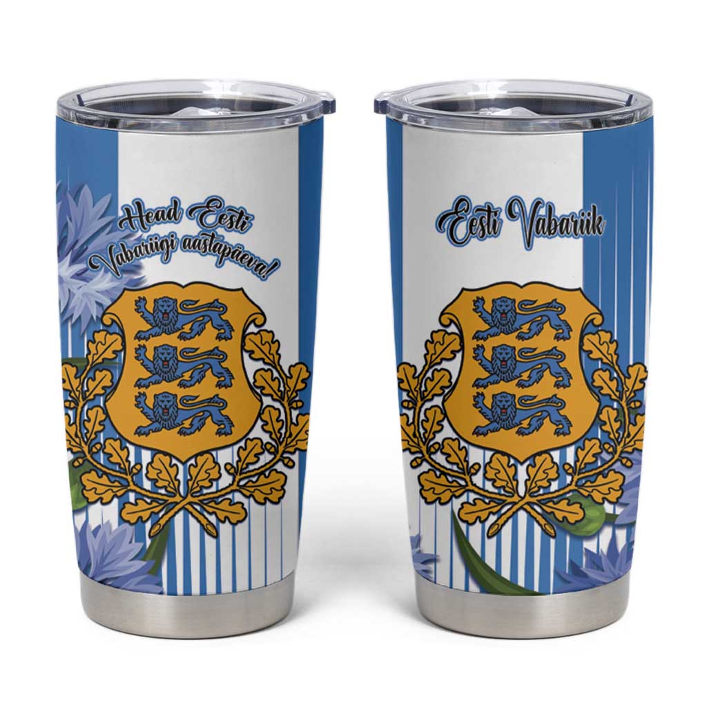 Estonia Independence Day Tumbler Cup Head Eesti Vabariigi Aastapaeva! - Wonder Print Shop