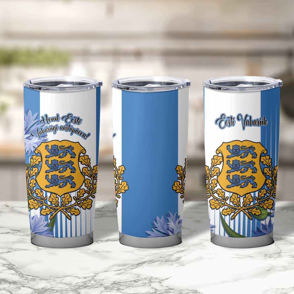 Estonia Independence Day Tumbler Cup Head Eesti Vabariigi Aastapaeva! - Wonder Print Shop