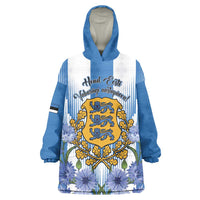 Estonia Independence Day Wearable Blanket Hoodie Head Eesti Vabariigi Aastapaeva! - Wonder Print Shop