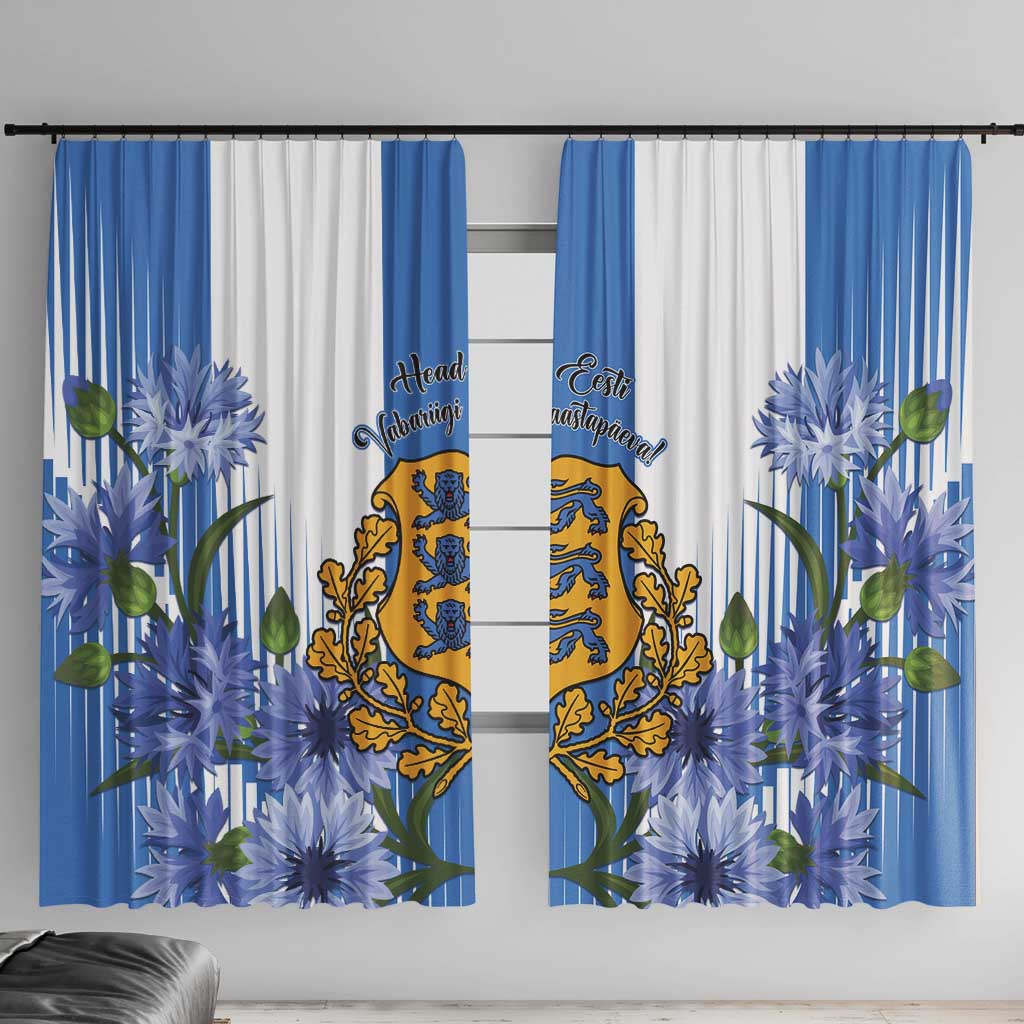 Estonia Independence Day Window Curtain Head Eesti Vabariigi Aastapaeva! - Wonder Print Shop