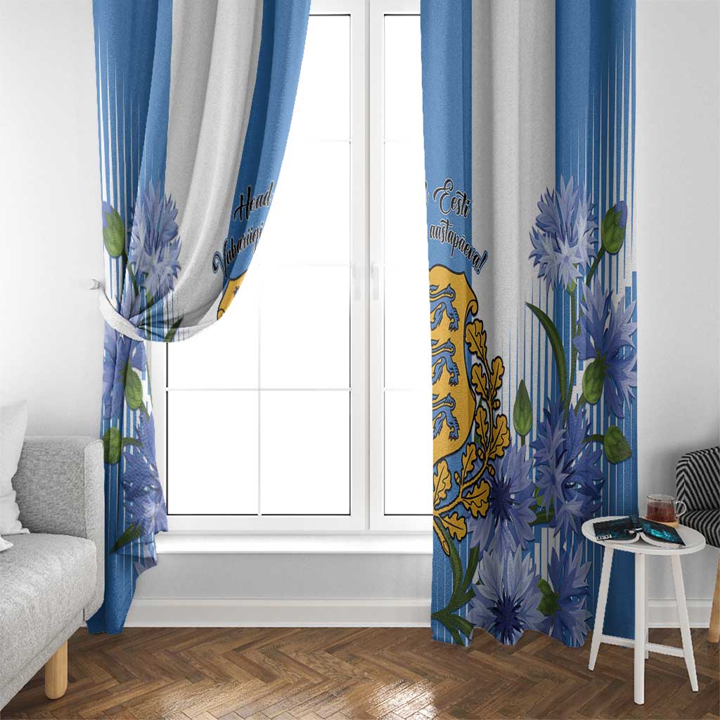 Estonia Independence Day Window Curtain Head Eesti Vabariigi Aastapaeva! - Wonder Print Shop