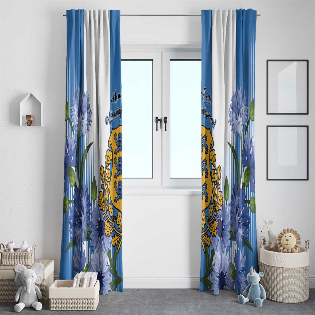 Estonia Independence Day Window Curtain Head Eesti Vabariigi Aastapaeva! - Wonder Print Shop