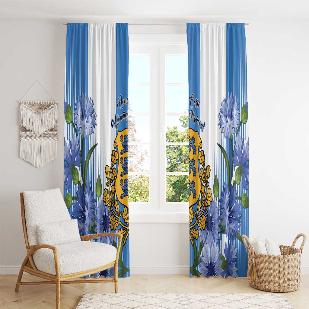 Estonia Independence Day Window Curtain Head Eesti Vabariigi Aastapaeva! - Wonder Print Shop