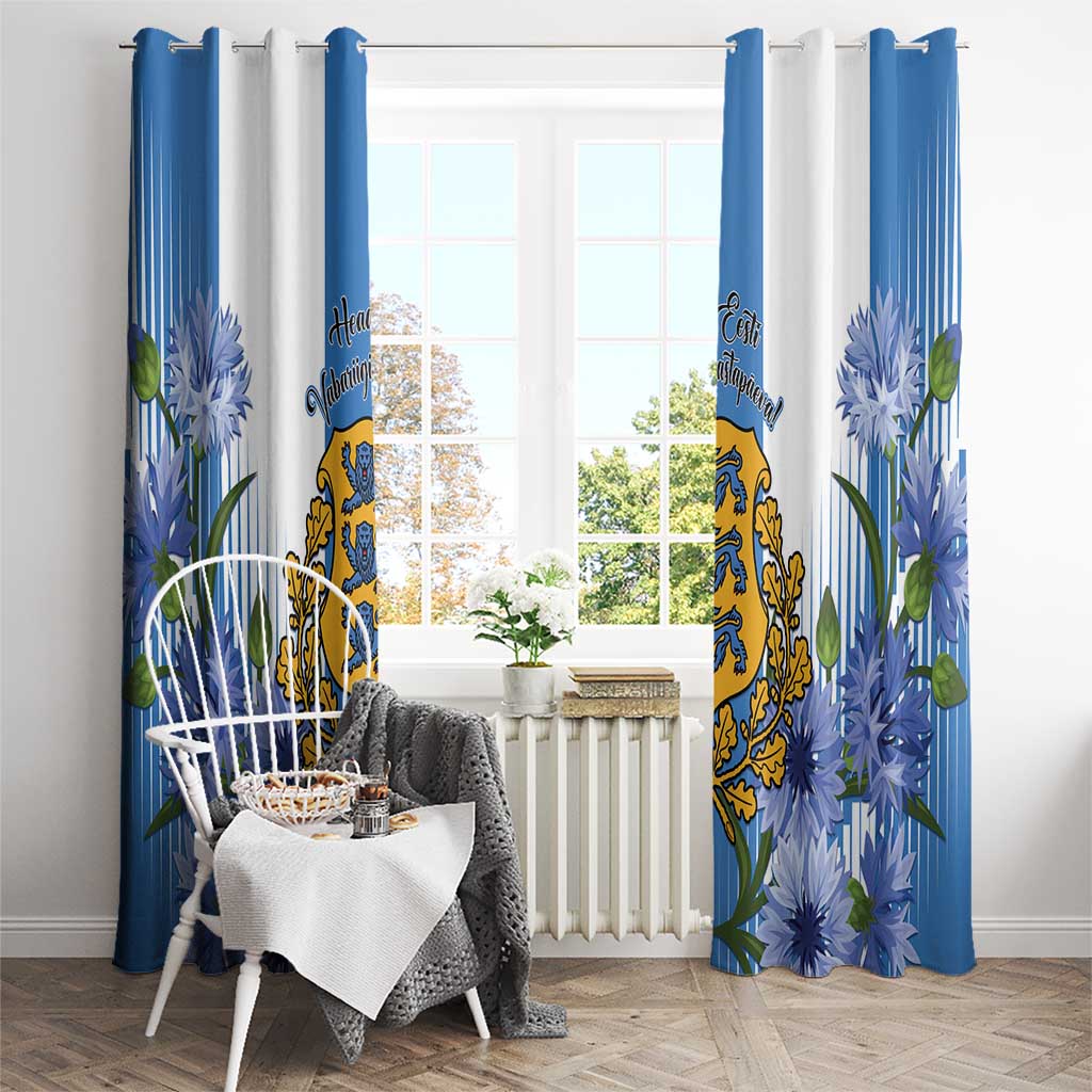 Estonia Independence Day Window Curtain Head Eesti Vabariigi Aastapaeva! - Wonder Print Shop
