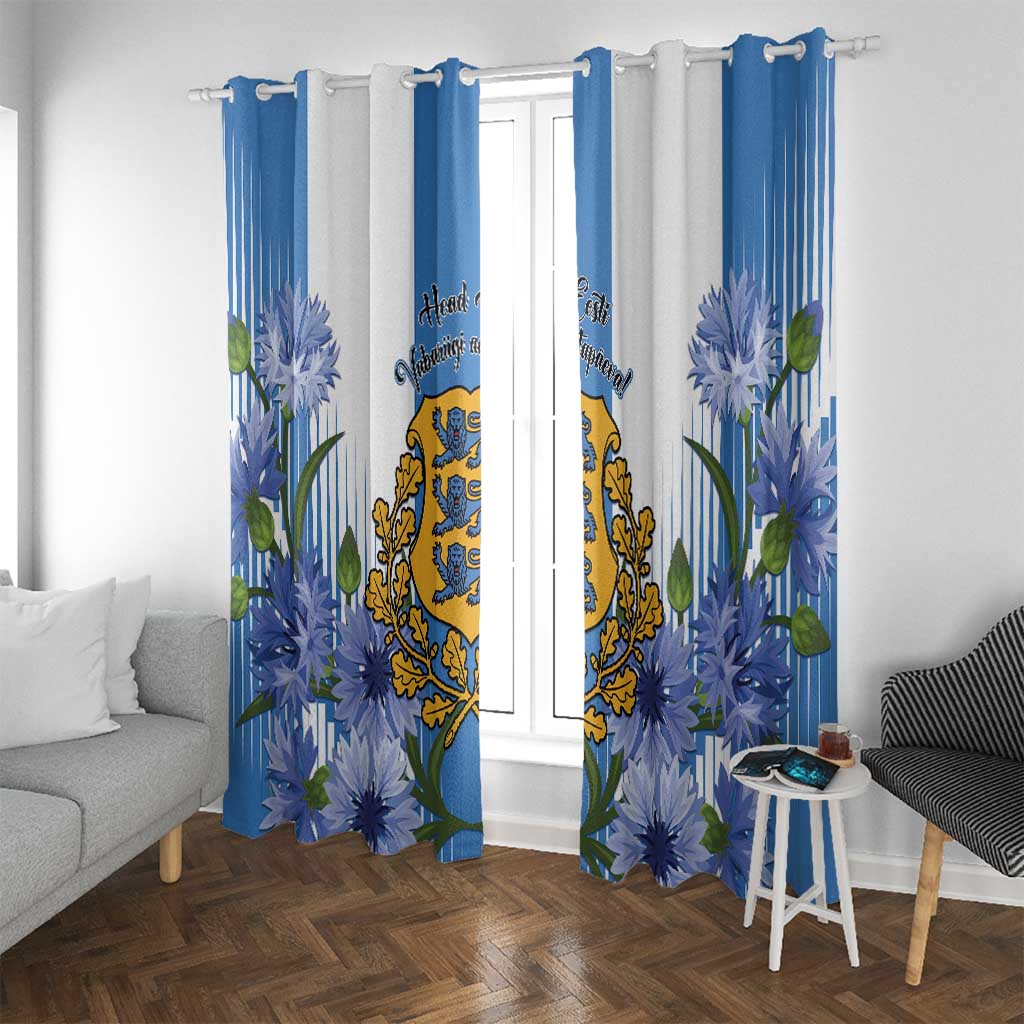 Estonia Independence Day Window Curtain Head Eesti Vabariigi Aastapaeva! - Wonder Print Shop