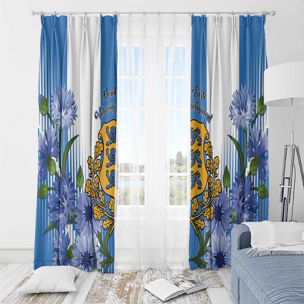 Estonia Independence Day Window Curtain Head Eesti Vabariigi Aastapaeva! - Wonder Print Shop