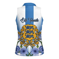 Estonia Independence Day Women Sleeveless Polo Shirt Head Eesti Vabariigi Aastapaeva! - Wonder Print Shop