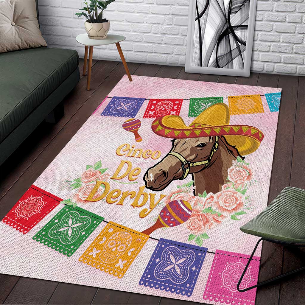 Cinco De Derby Area Rug 2025 Sombrero Horse Racing