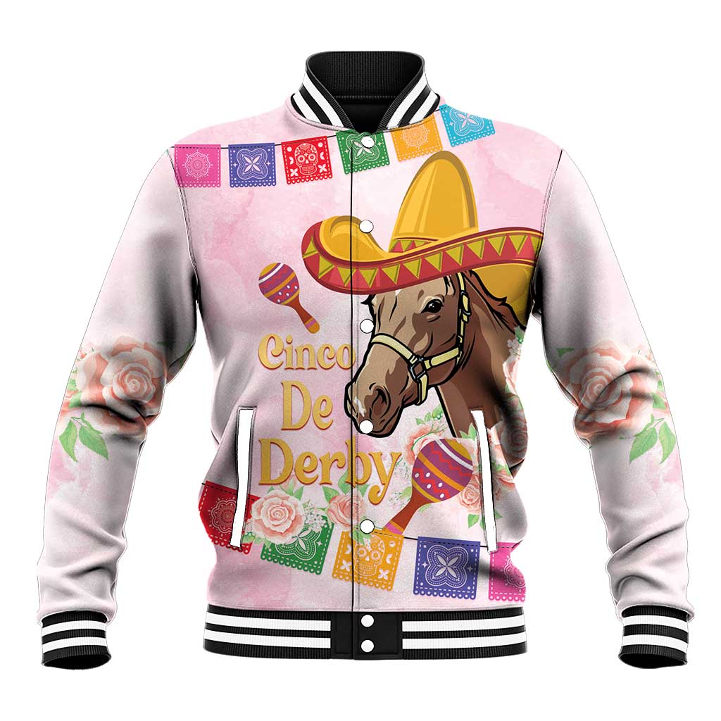 Cinco De Derby Baseball Jacket 2025 Sombrero Horse Racing