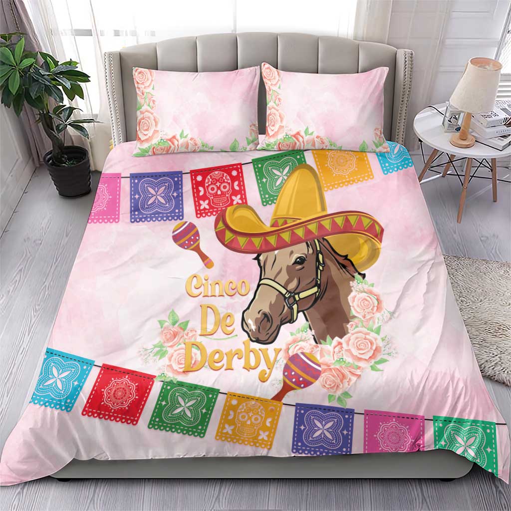 Cinco De Derby Bedding Set 2025 Sombrero Horse Racing