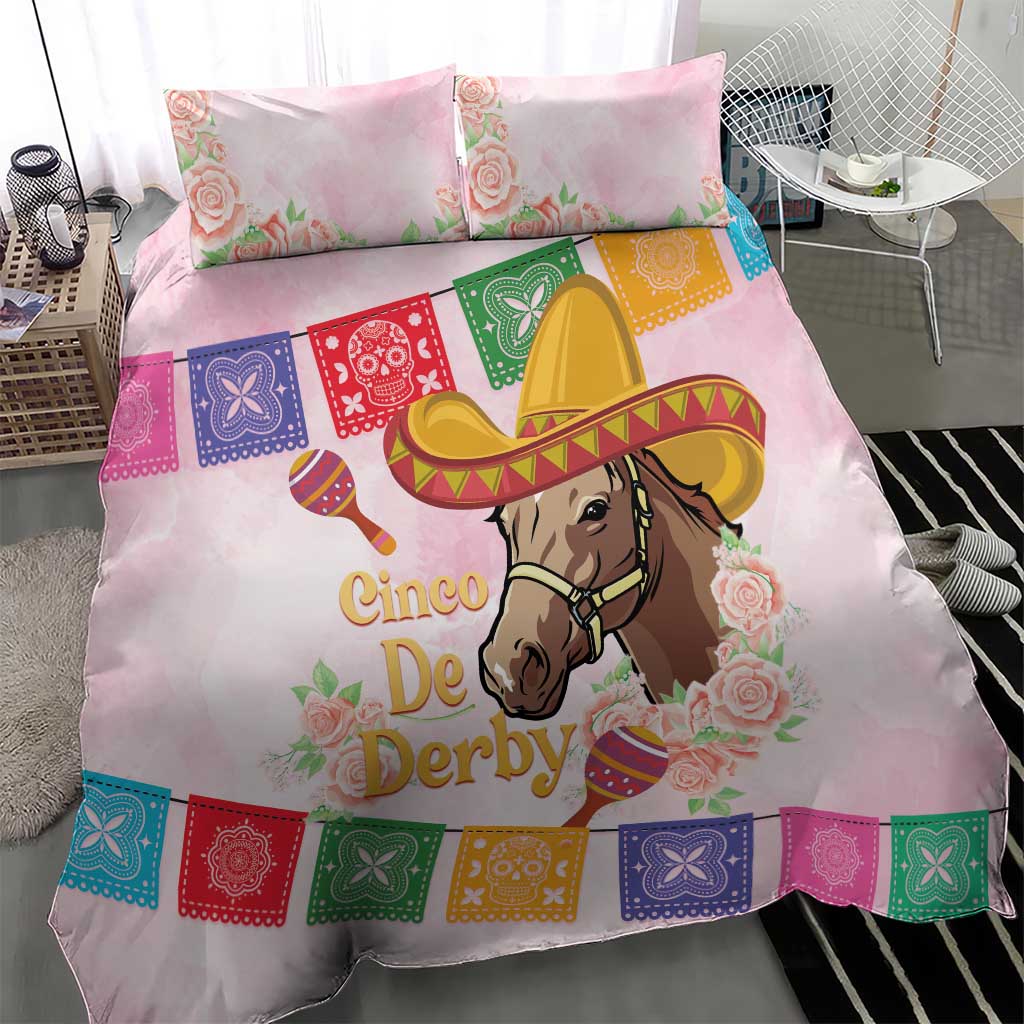 Cinco De Derby Bedding Set 2025 Sombrero Horse Racing