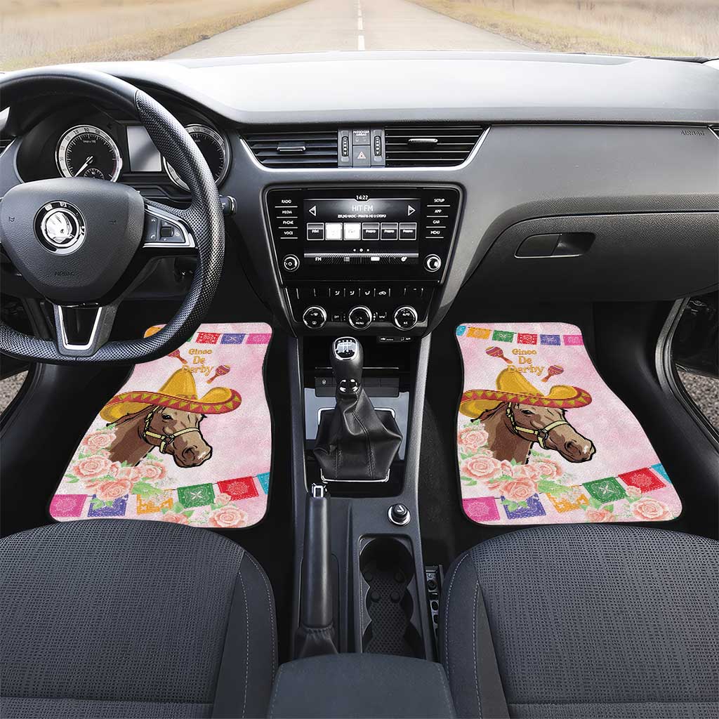 Cinco De Derby Car Mats 2025 Sombrero Horse Racing