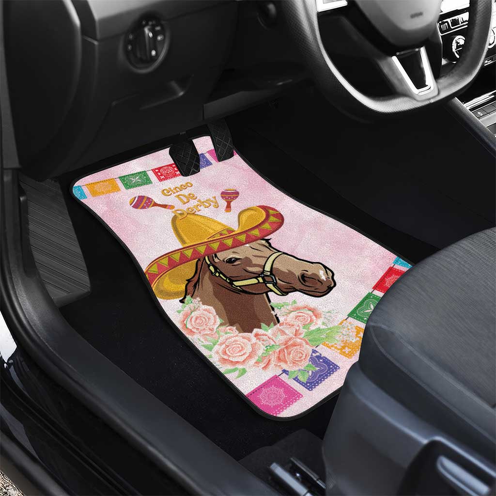 Cinco De Derby Car Mats 2025 Sombrero Horse Racing