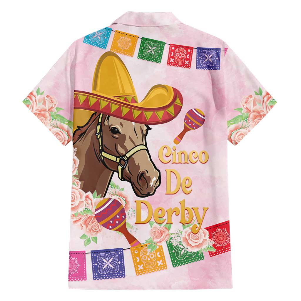 Cinco De Derby Hawaiian Shirt 2025 Sombrero Horse Racing