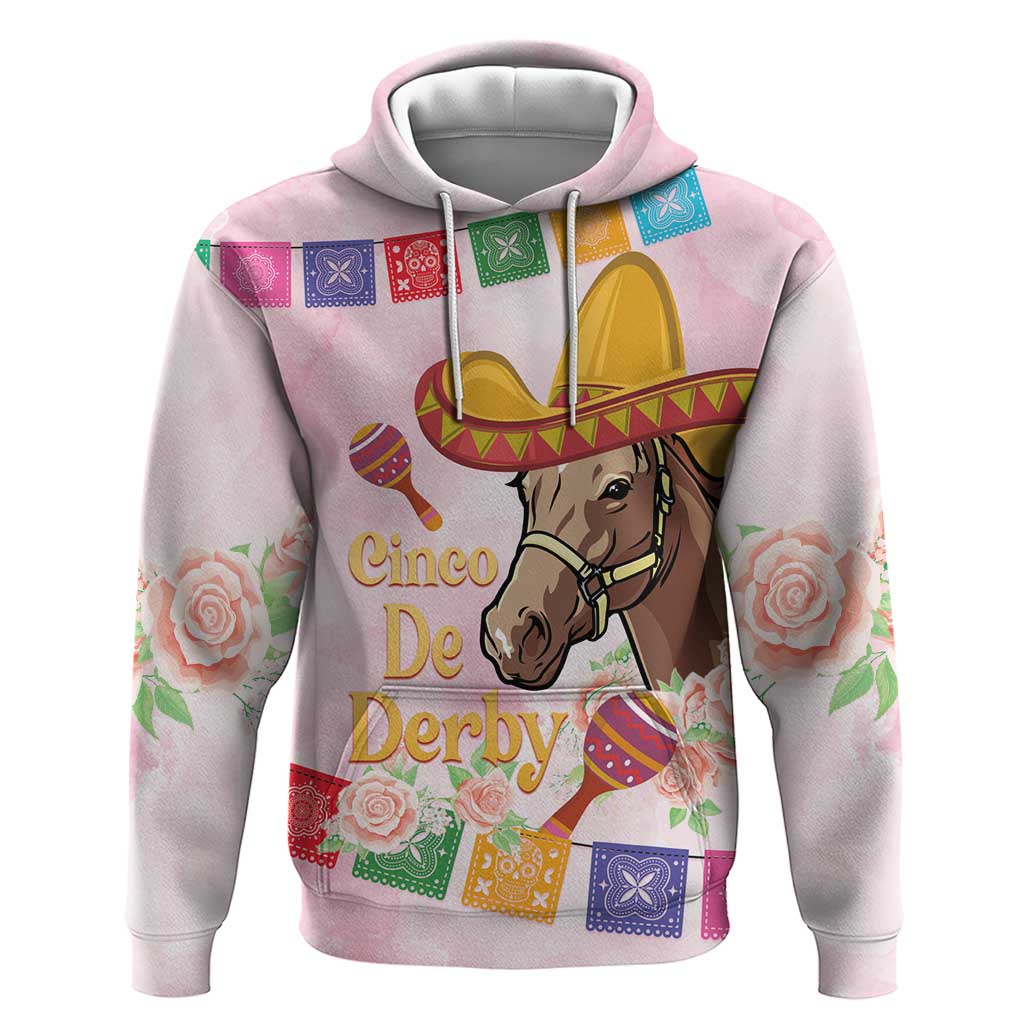 Cinco De Derby Hoodie 2025 Sombrero Horse Racing