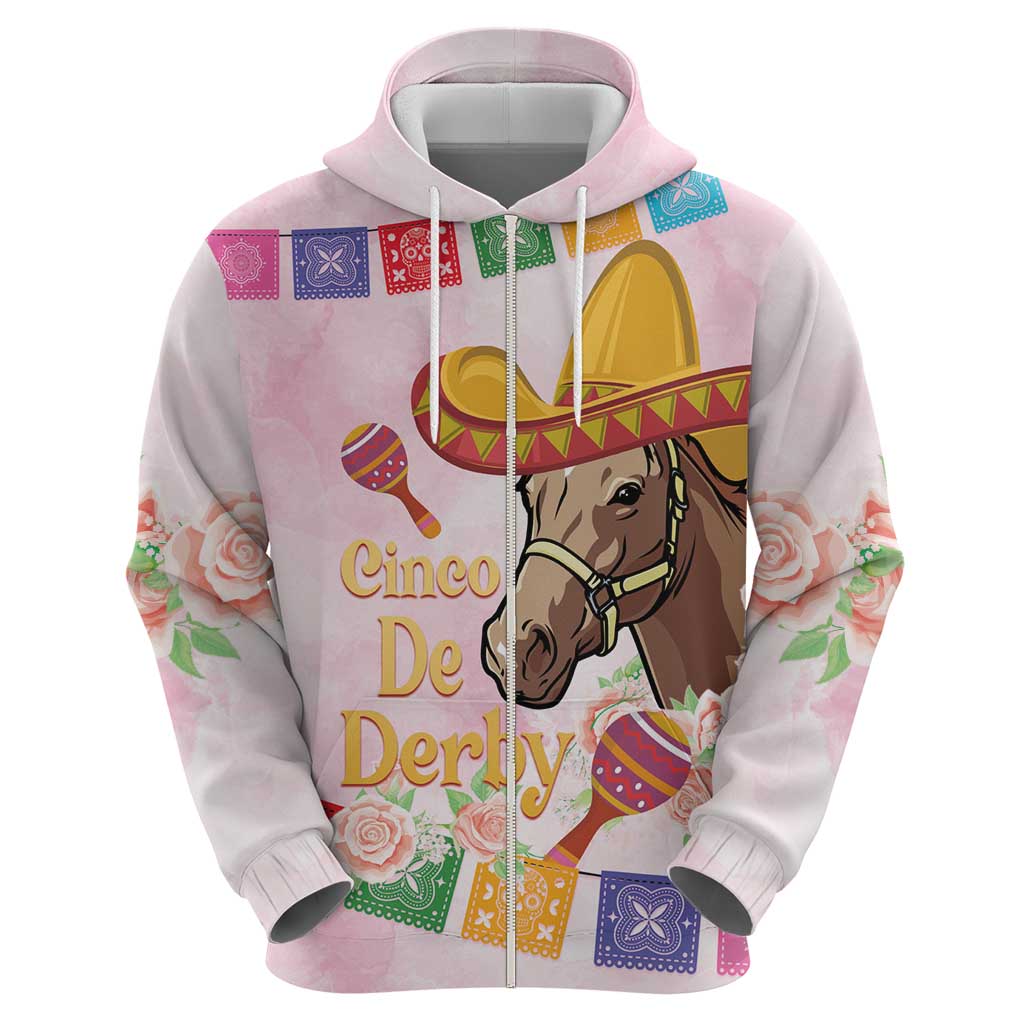 Cinco De Derby Hoodie 2025 Sombrero Horse Racing