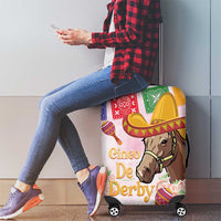 Cinco De Derby Luggage Cover 2025 Sombrero Horse Racing