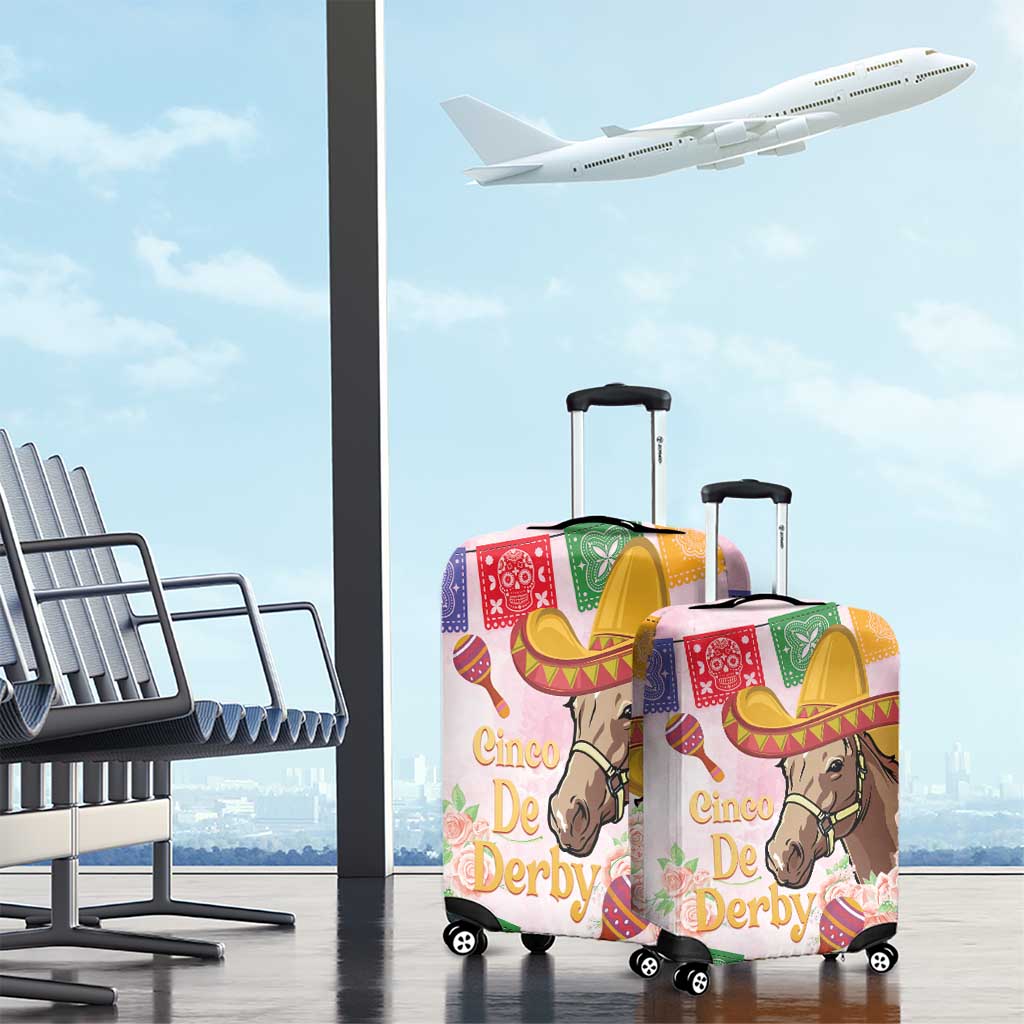 Cinco De Derby Luggage Cover 2025 Sombrero Horse Racing