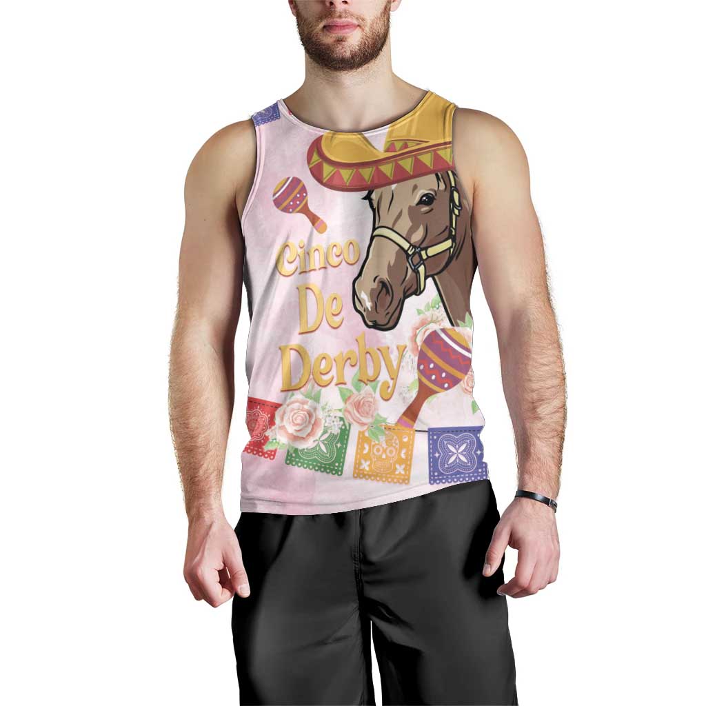 Cinco De Derby Men Tank Top 2025 Sombrero Horse Racing