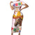 Cinco De Derby Short Sleeve Bodycon Dress 2025 Sombrero Horse Racing - Wonder Print Shop
