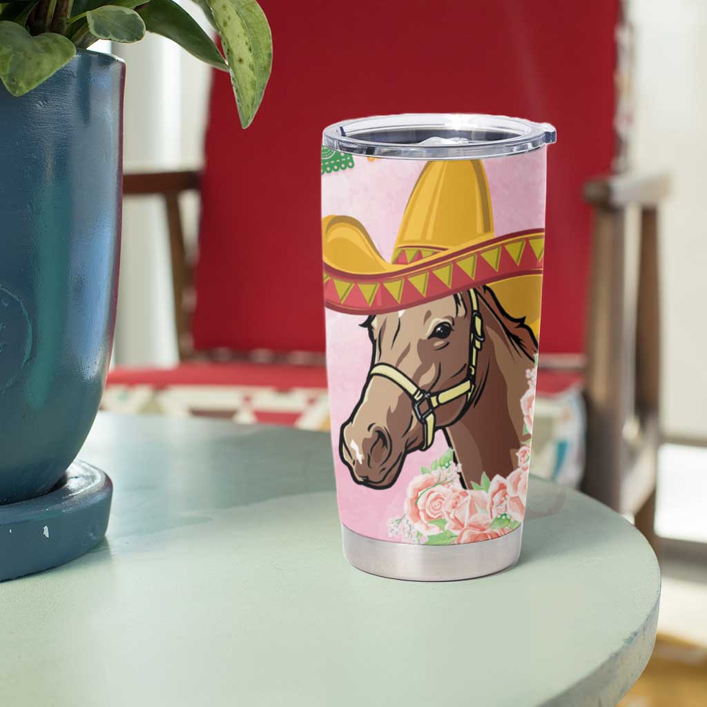 Cinco De Derby Tumbler Cup 2025 Sombrero Horse Racing - Wonder Print Shop