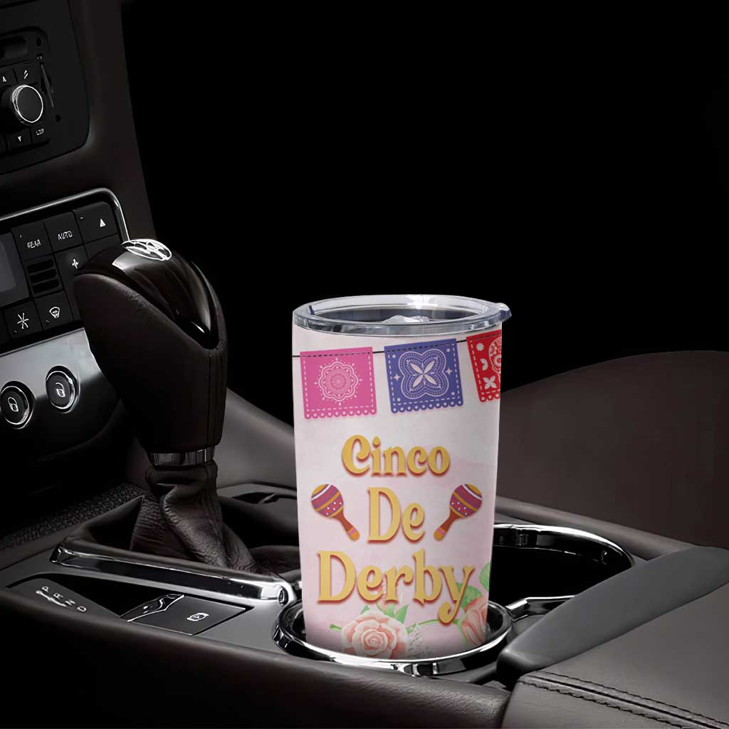 Cinco De Derby Tumbler Cup 2025 Sombrero Horse Racing - Wonder Print Shop