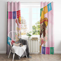 Cinco De Derby Window Curtain 2025 Sombrero Horse Racing - Wonder Print Shop