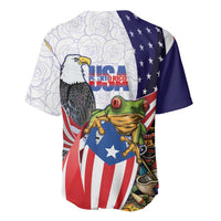 United States Puerto Rico Baseball Jersey USA Curve Flag With Coqui Drum - Wonder Print Shop