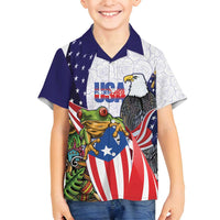 United States Puerto Rico Family Matching Puletasi and Hawaiian Shirt USA Curve Flag With Coqui Drum - Wonder Print Shop