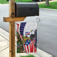United States Puerto Rico Garden Flag USA Curve Flag With Coqui Drum - Wonder Print Shop