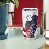 United States Puerto Rico Tumbler Cup USA Curve Flag With Coqui Drum - Wonder Print Shop
