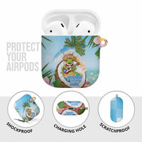Puerto Rico Pava Coqui AirPods Case Spirit Frog Tropical Beach Vibes - Wonder Print Shop
