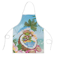 Puerto Rico Pava Coqui Apron Spirit Frog Tropical Beach Vibes - Wonder Print Shop