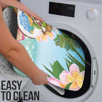 Puerto Rico Pava Coqui Bathroom Set Spirit Frog Tropical Beach Vibes - Wonder Print Shop