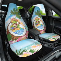 Puerto Rico Pava Coqui Car Seat Cover Spirit Frog Tropical Beach Vibes - Wonder Print Shop