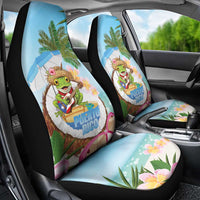 Puerto Rico Pava Coqui Car Seat Cover Spirit Frog Tropical Beach Vibes - Wonder Print Shop