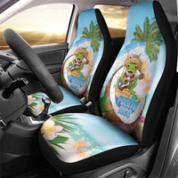 Puerto Rico Pava Coqui Car Seat Cover Spirit Frog Tropical Beach Vibes - Wonder Print Shop