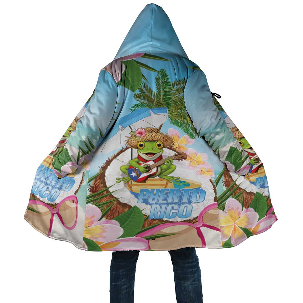 Puerto Rico Pava Coqui Cloak Spirit Frog Tropical Beach Vibes - Wonder Print Shop