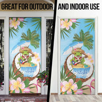 Puerto Rico Pava Coqui Door Cover Spirit Frog Tropical Beach Vibes - Wonder Print Shop