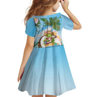 Puerto Rico Pava Coqui Family Matching Summer Maxi Dress and Hawaiian Shirt Spirit Frog Tropical Beach Vibes - Wonder Print Shop