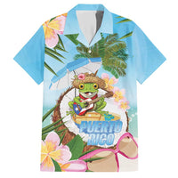 Puerto Rico Pava Coqui Hawaiian Shirt Spirit Frog Tropical Beach Vibes - Wonder Print Shop
