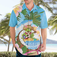 Puerto Rico Pava Coqui Hawaiian Shirt Spirit Frog Tropical Beach Vibes - Wonder Print Shop