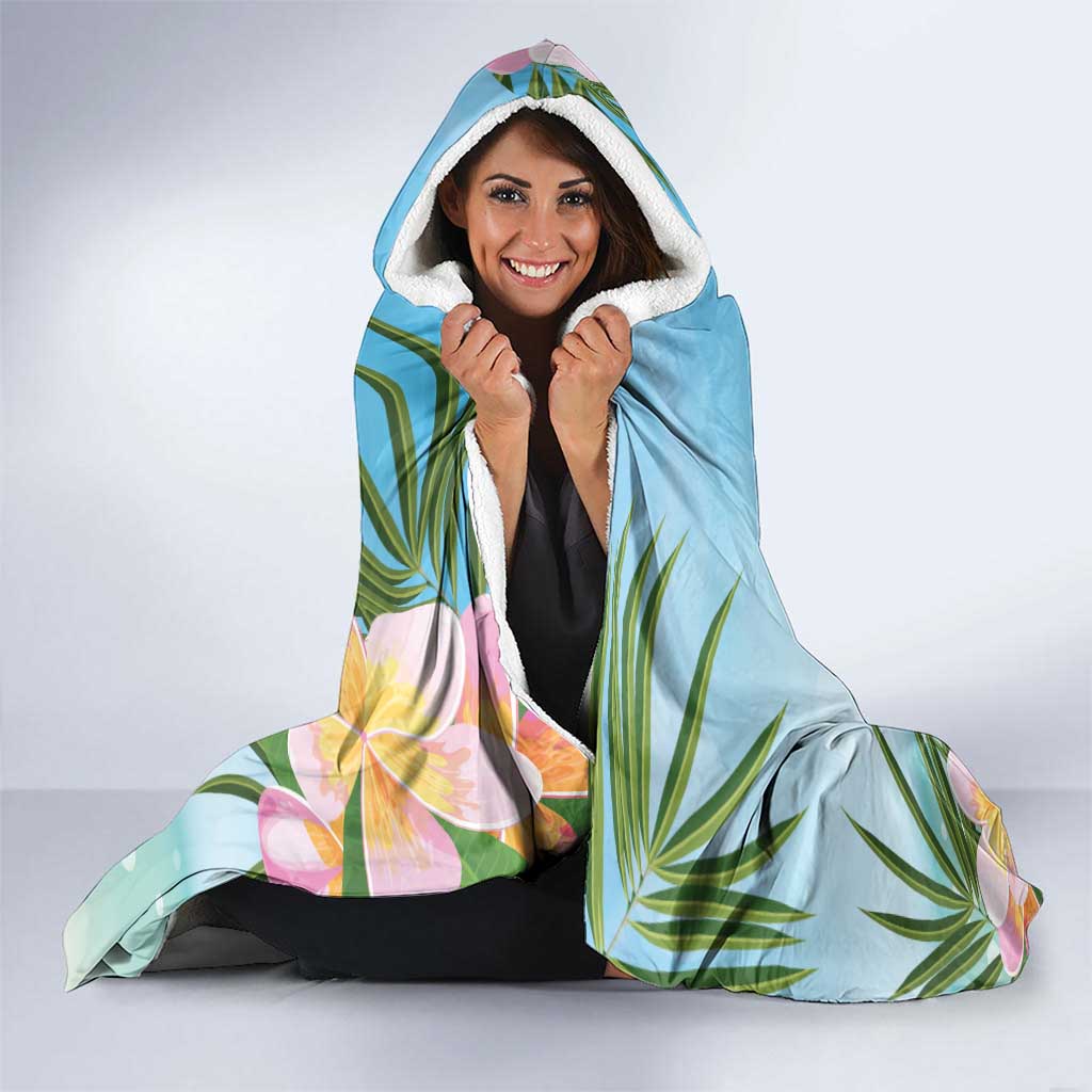 Puerto Rico Pava Coqui Hooded Blanket Spirit Frog Tropical Beach Vibes - Wonder Print Shop