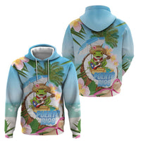 Puerto Rico Pava Coqui Hoodie Spirit Frog Tropical Beach Vibes - Wonder Print Shop