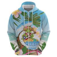 Puerto Rico Pava Coqui Hoodie Spirit Frog Tropical Beach Vibes - Wonder Print Shop