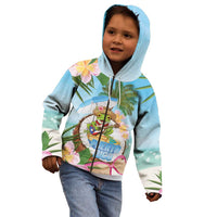 Puerto Rico Pava Coqui Kid Hoodie Spirit Frog Tropical Beach Vibes - Wonder Print Shop