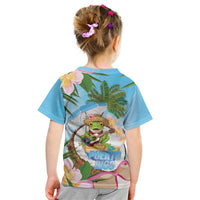 Puerto Rico Pava Coqui Kid T Shirt Spirit Frog Tropical Beach Vibes - Wonder Print Shop